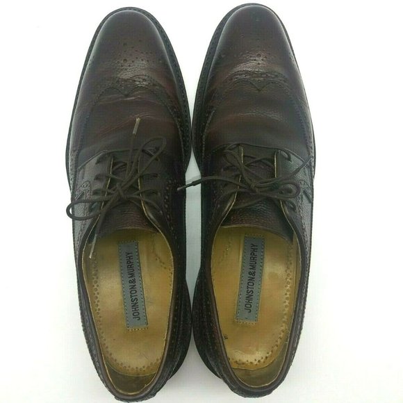 Johnston Murphy Longwing Wingtip Oxford Shoes 10 M main image 5